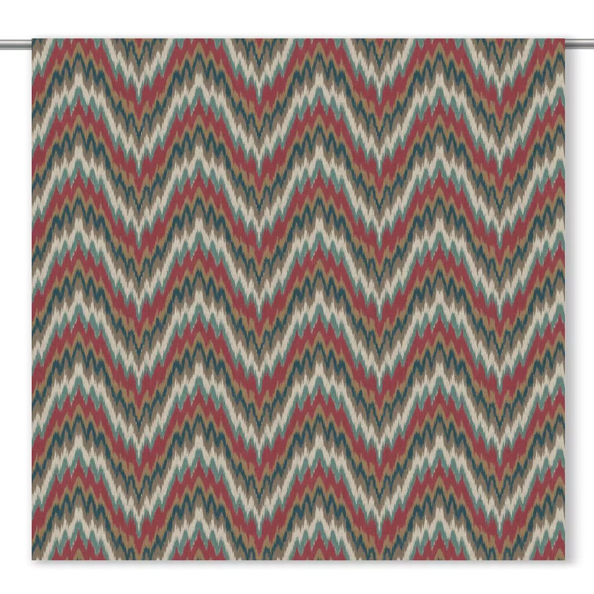 ‘Rock Tree’ Fabric by the Yard (Red/ Blue/ White)