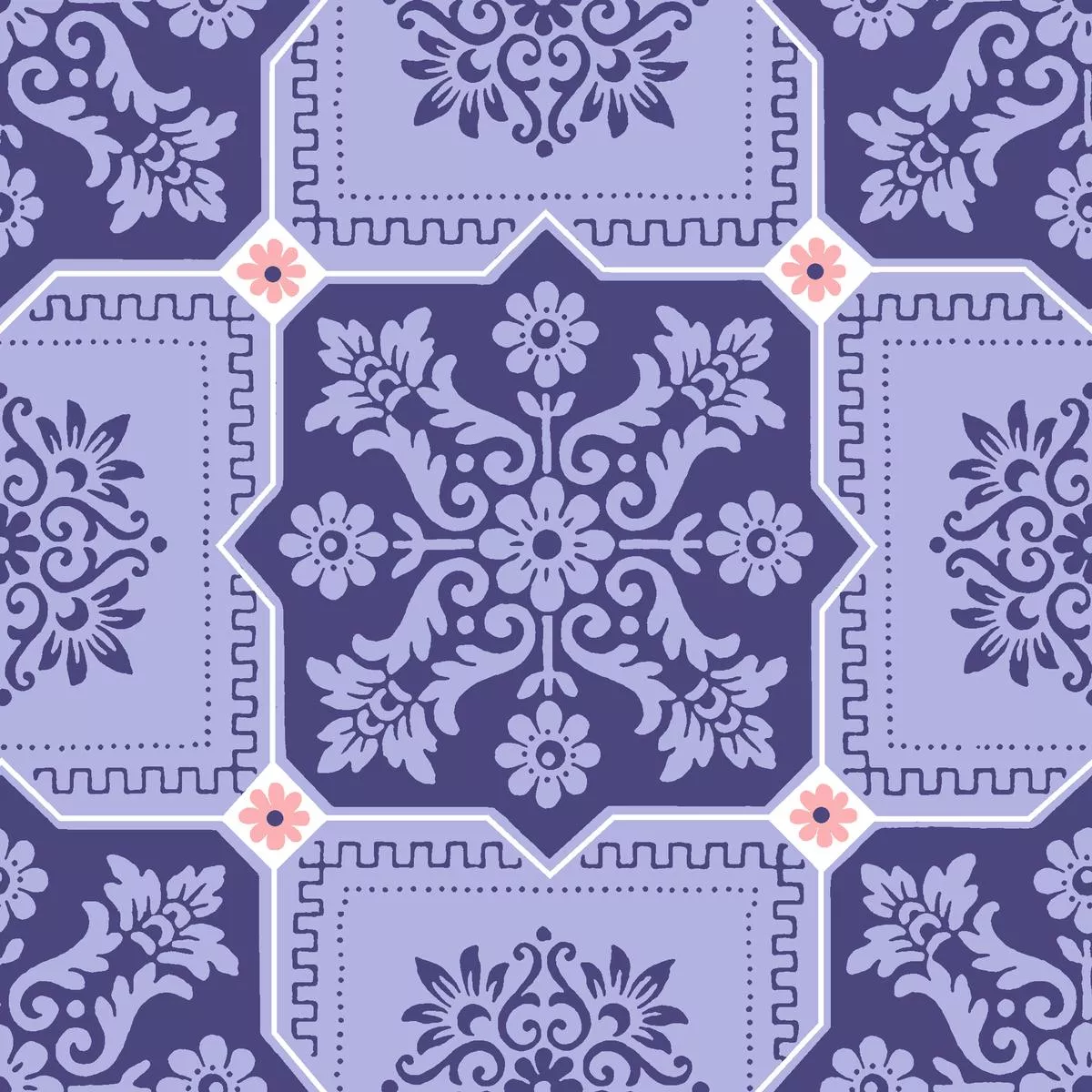 Ronan on Purple Fabric