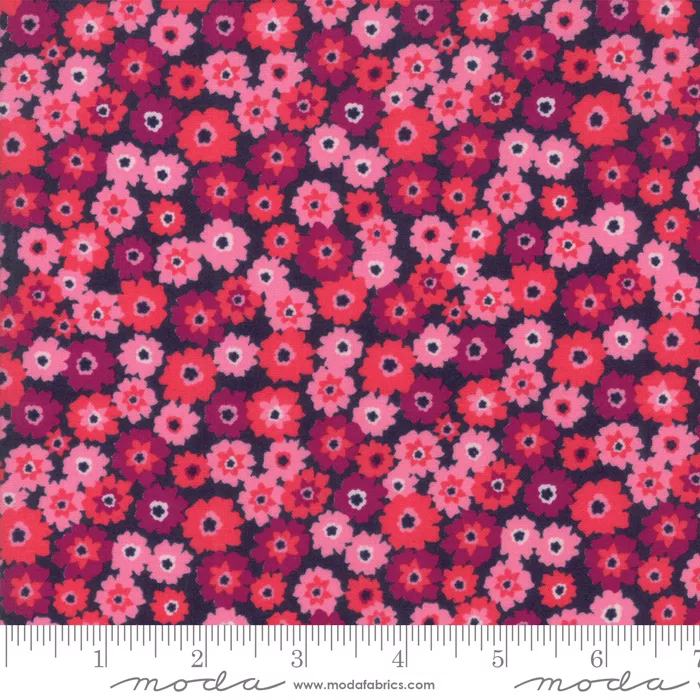 Rosa Navy Pink Flowers