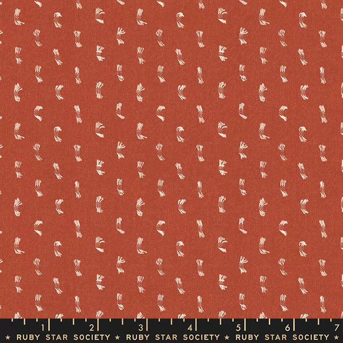 Ruby Star Warp Weft Flicker Wovens Persimmon