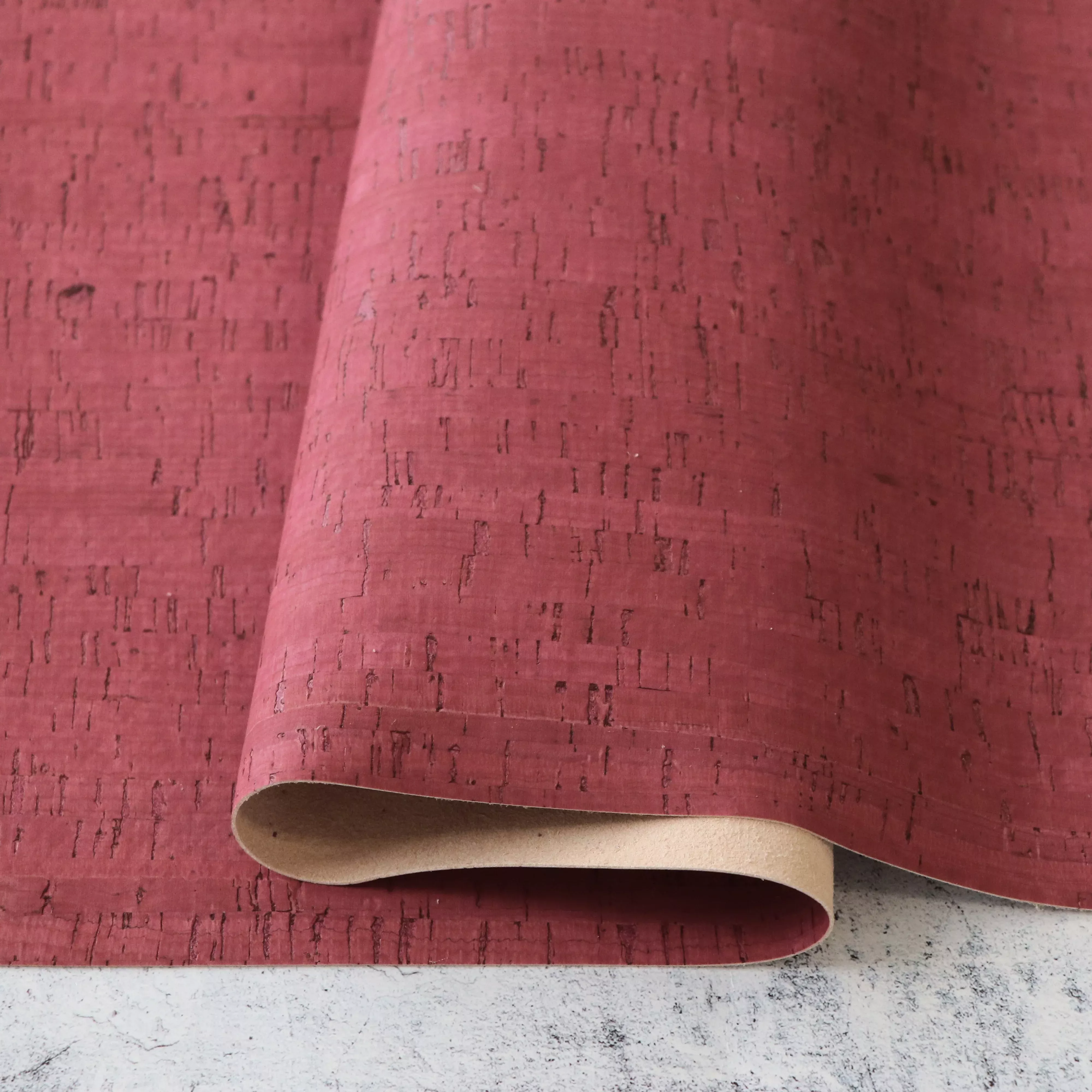 Rustic Tourmaline Cork Fabric