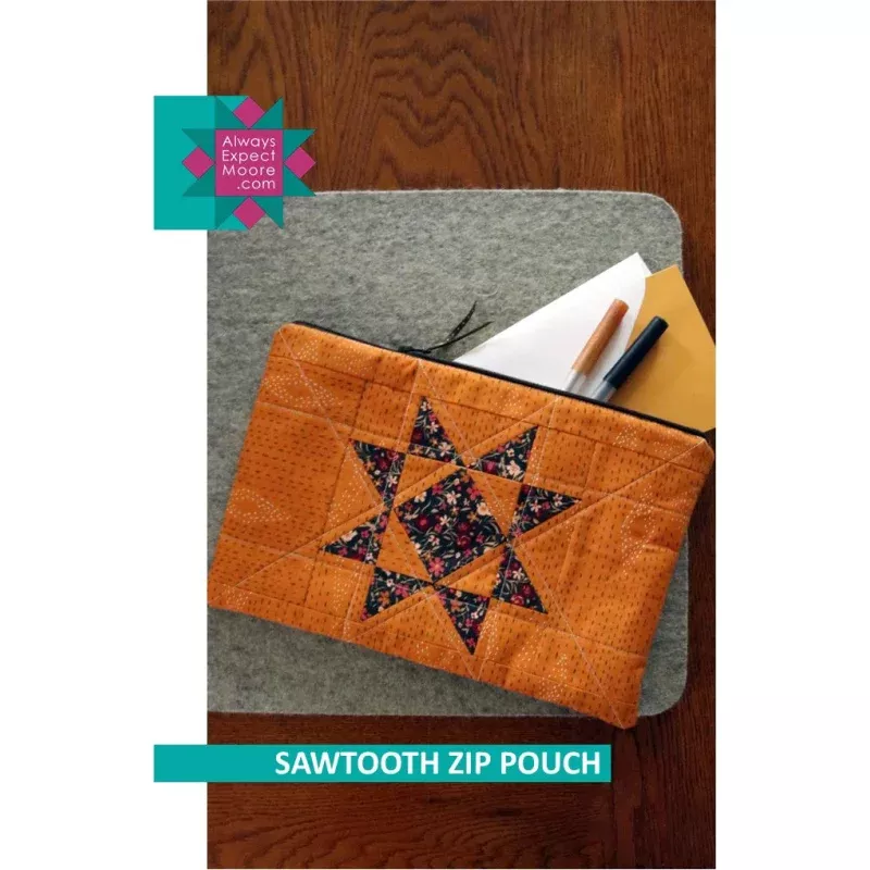 Sawtooth Zip Pouch Pattern