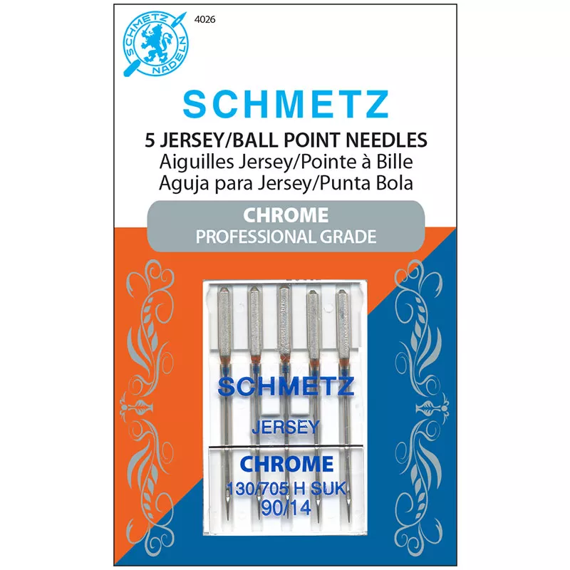 Schmetz Chrome Jersey Needle 90/14