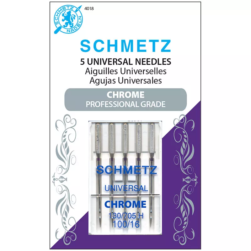 Schmetz Chrome Universal Needle 100/16
