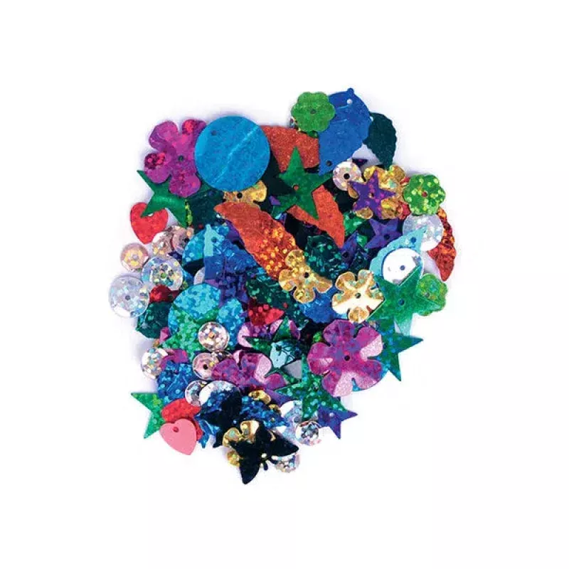 Sequins – Assorted Multi Colour – 20g
