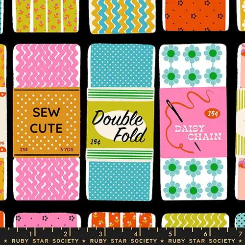 Sew Cute - Soft Black - Ruby Star Collaborative Collection