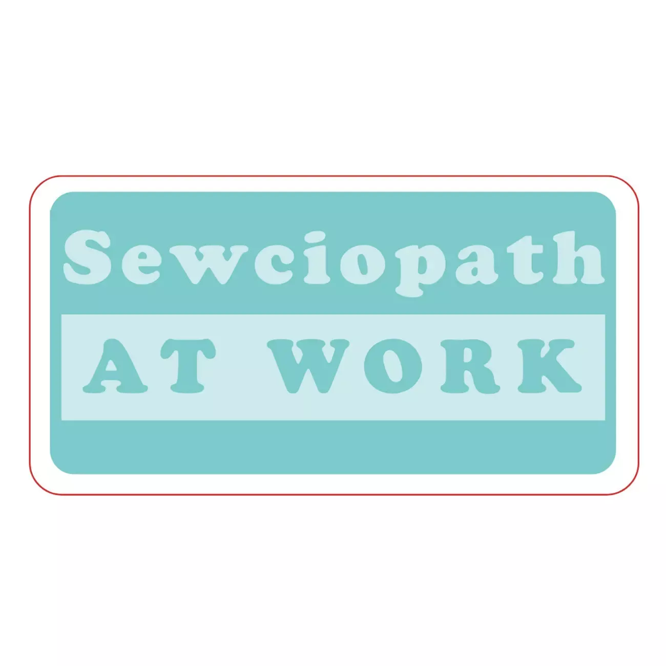 Sewciopath Stickers 6pk