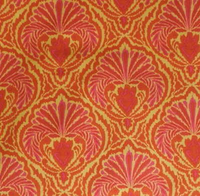 Shell - Orange - Tangier Ikat - Dena Designs