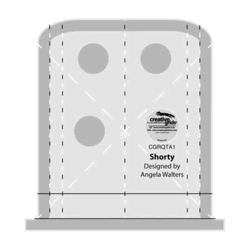 Shorty Low Shank Machine Quilting Ruler