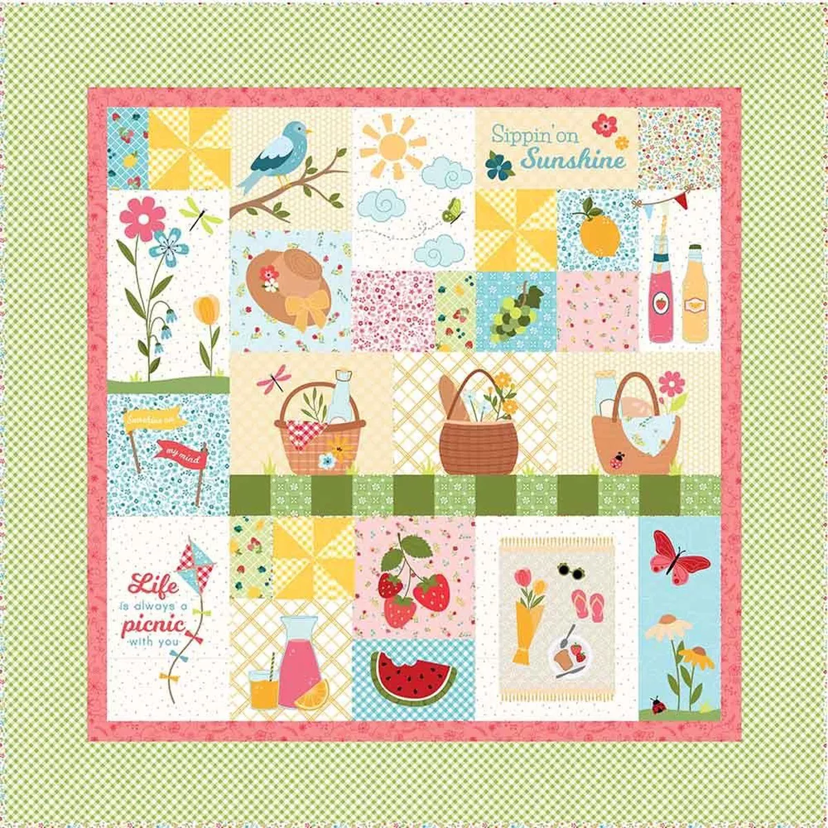 Sippin’ on Sunshine Feature Quilt