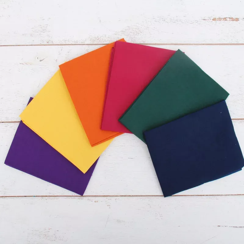 Six Fat Quarter Bundle – Dark Solid Colors