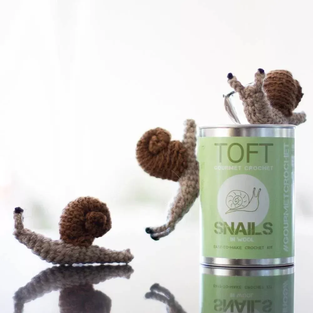 Snails in a Tin - Gourmet Crochet