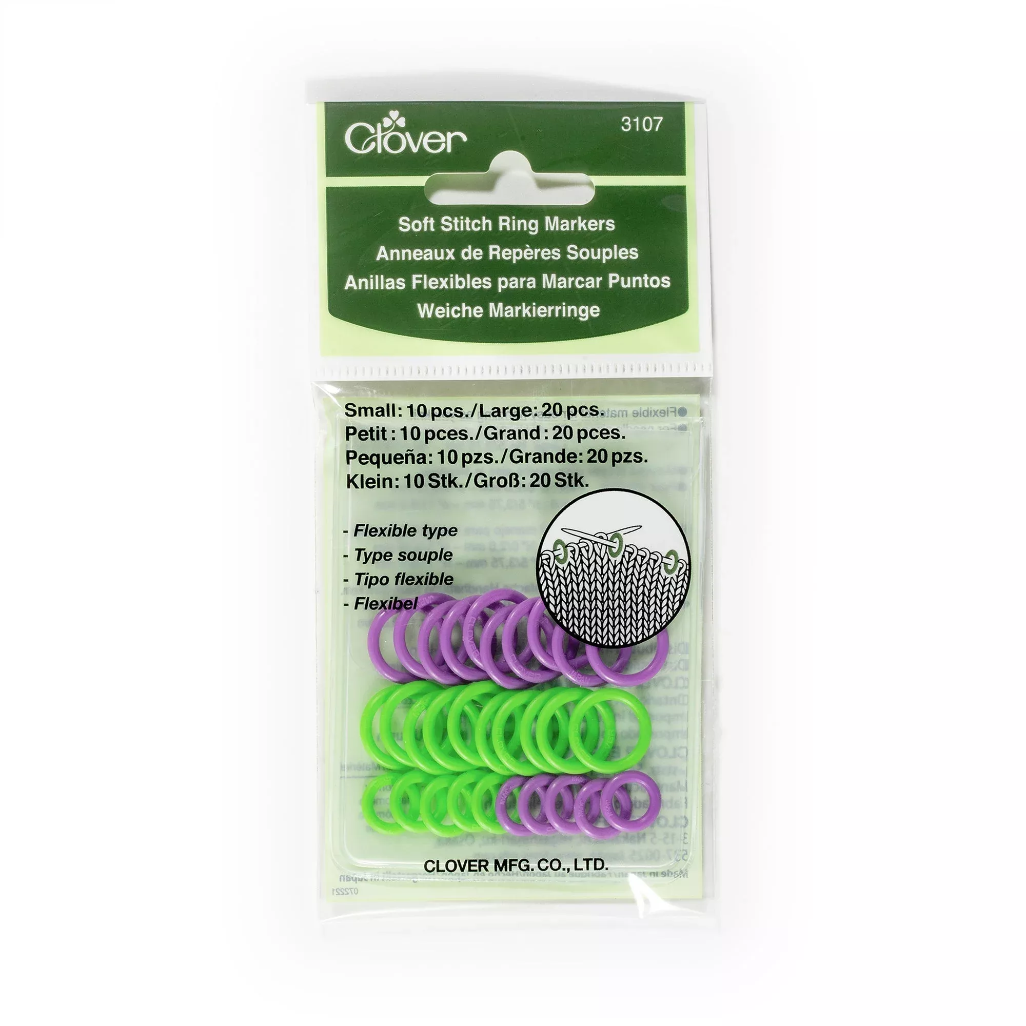 Soft Stitch Ring Markers