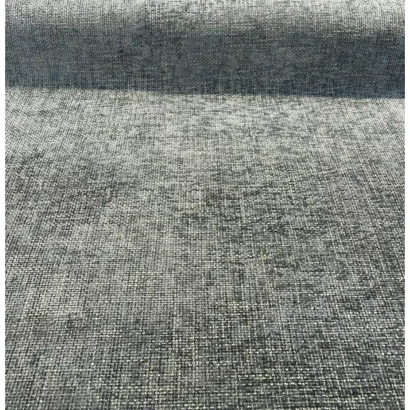 Soft Tweed Mont Clair Gray Battleship Chenille Upholstery Fabric By The Yard