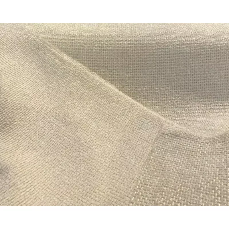 Soft Tweed Mont Clair White Cloud Chenille Upholstery Fabric By The Yard