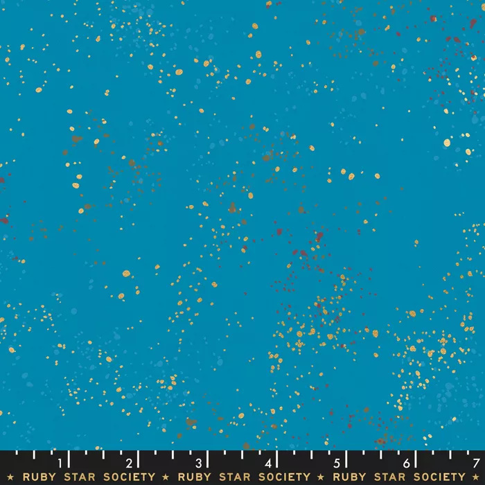 Speckled Metallic Bright Blue