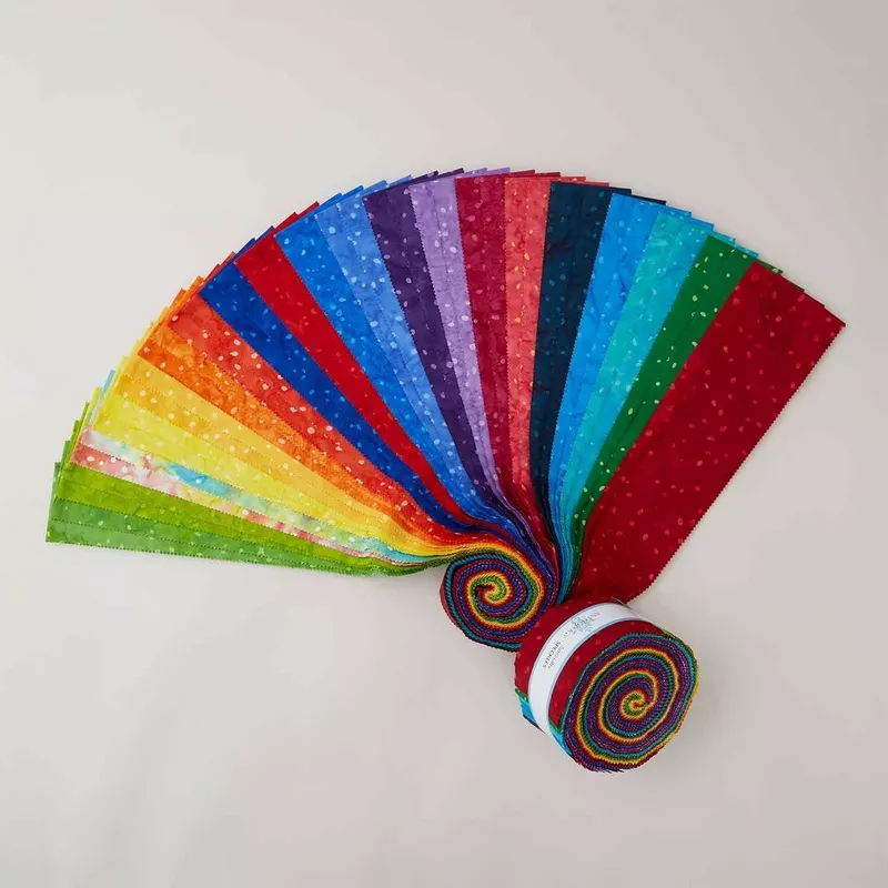 Speckles Batiks 2 1/2″ Strips