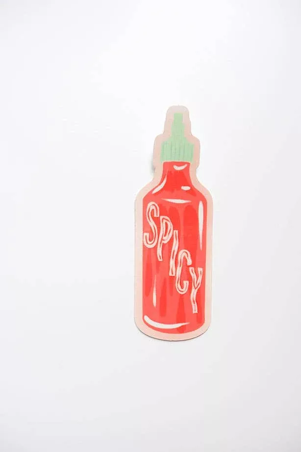 Spicy Hot Sauce Illustrated Sticker