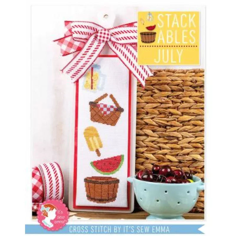 Stackables July Cross Stitch Pattern