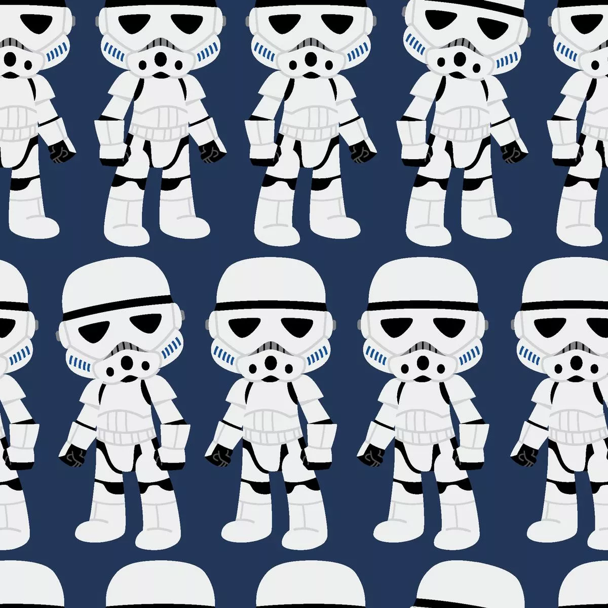 STAR WARS Packed Storm Troopers Fabric