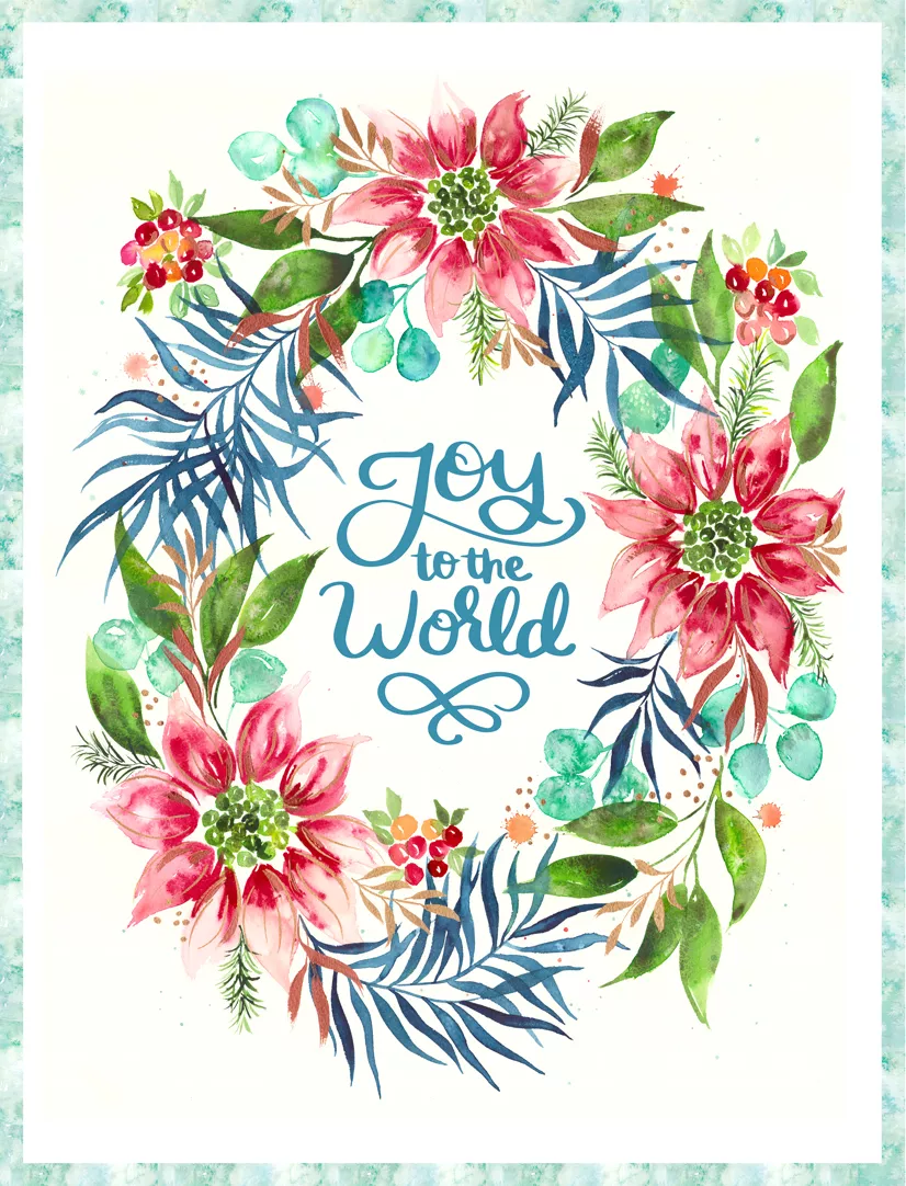 Starflower Christmas Pack Panel 64"x 82" (Create Joy Project)