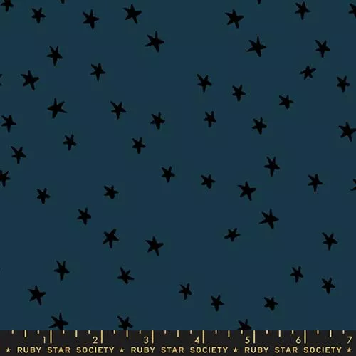 Starry - Smoke - QUILTING COTTON /POPLIN Ruby Star Society