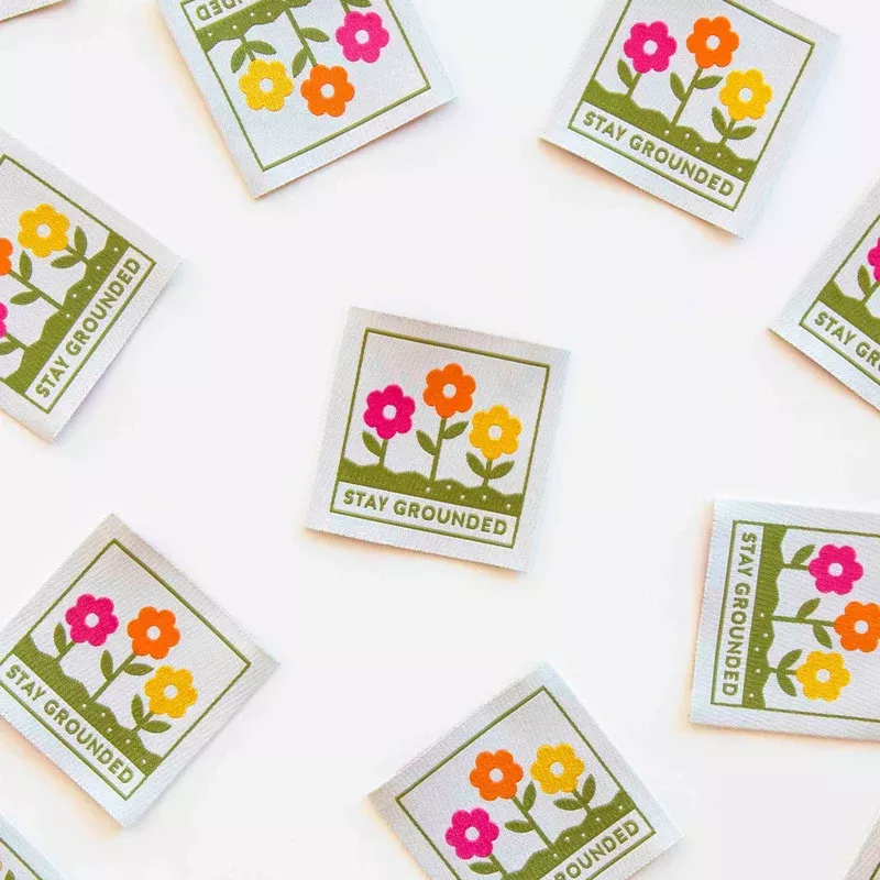Stay Grounded | Fabric Labels