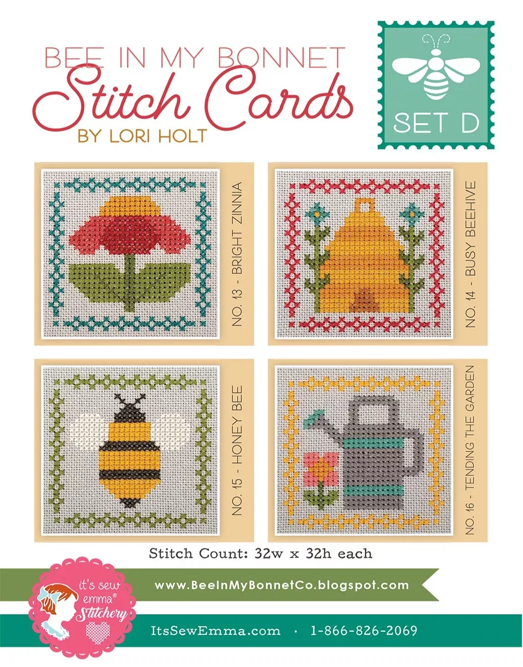 Stitch Cards - Set D
