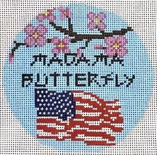 Stitch Style Needlepoint – Madama Butterfly