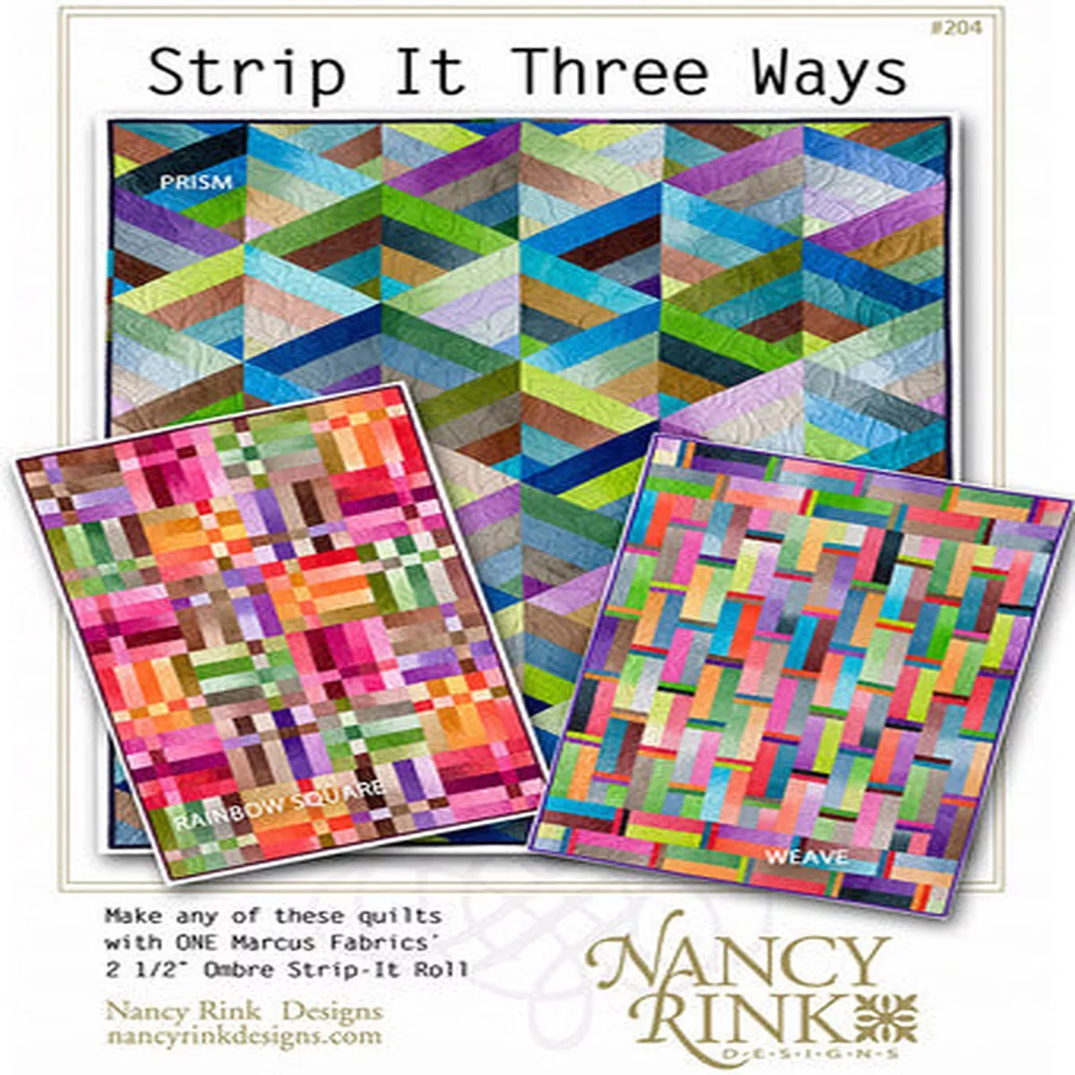 Strip It Three Ways Pattern