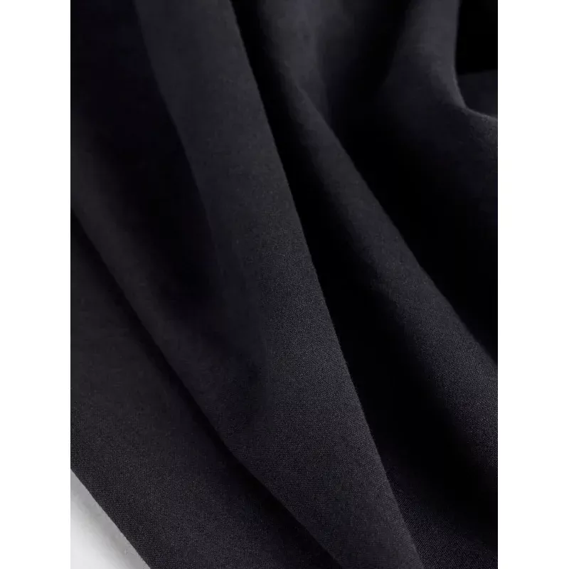 Substantial Organic Cotton Broadcloth – Black