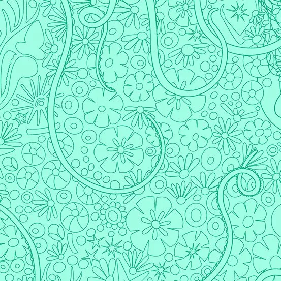 Sun Print Luminance Mint Depths