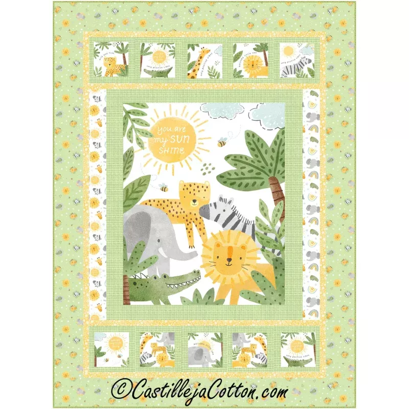 Sunny Jungle Downloadable Pattern