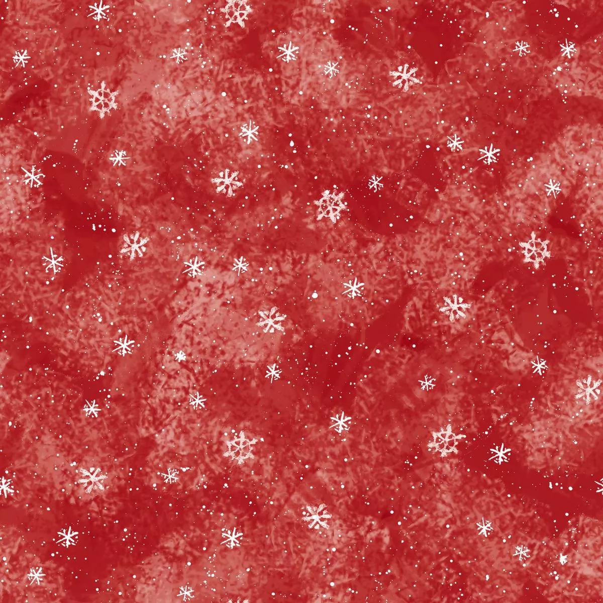 Susan Winget Snowflake Sprinkle Red Fabric