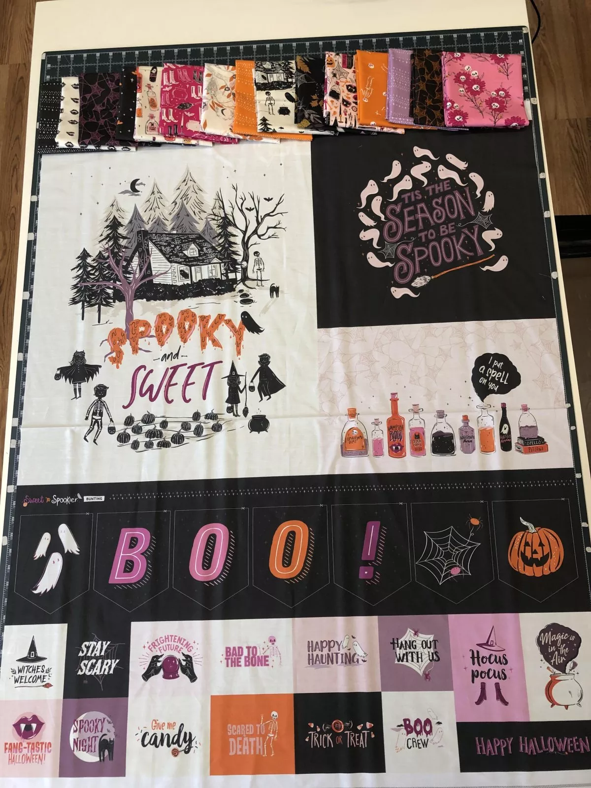 Sweet & Spookier 15 FQ + Panel Bundle