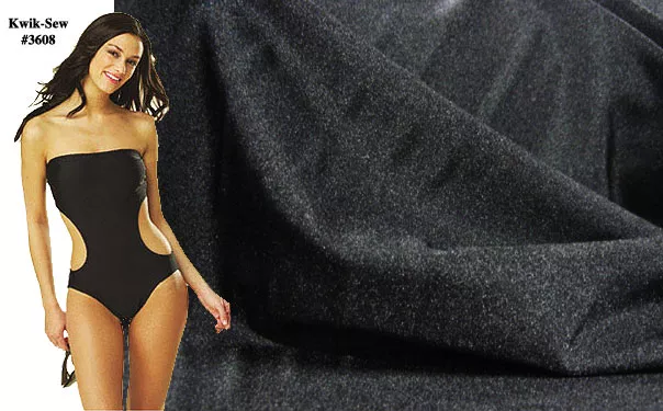Swim & Sport Fabric - Black