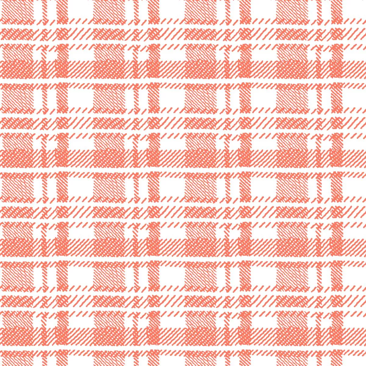 Tangerine Flannel – Orange Plaid Fabric