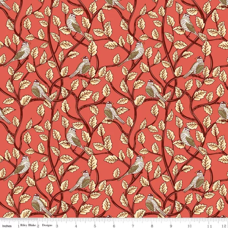 Tangled Garden Birds Sunset