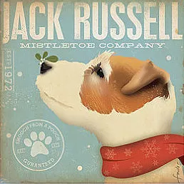 Tango & Chocolate – Jack Russell Mistletoe