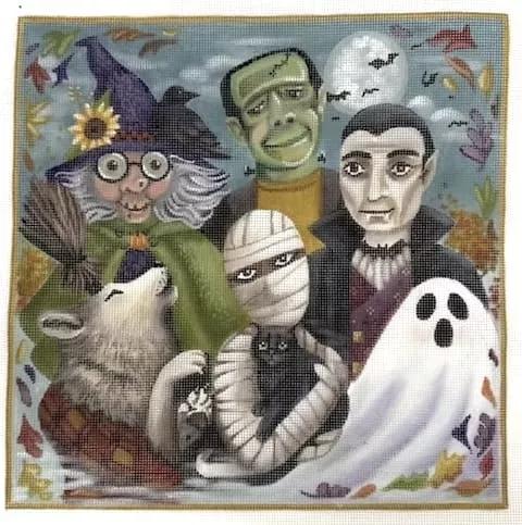 Tapestry Tent – Halloween Portrait