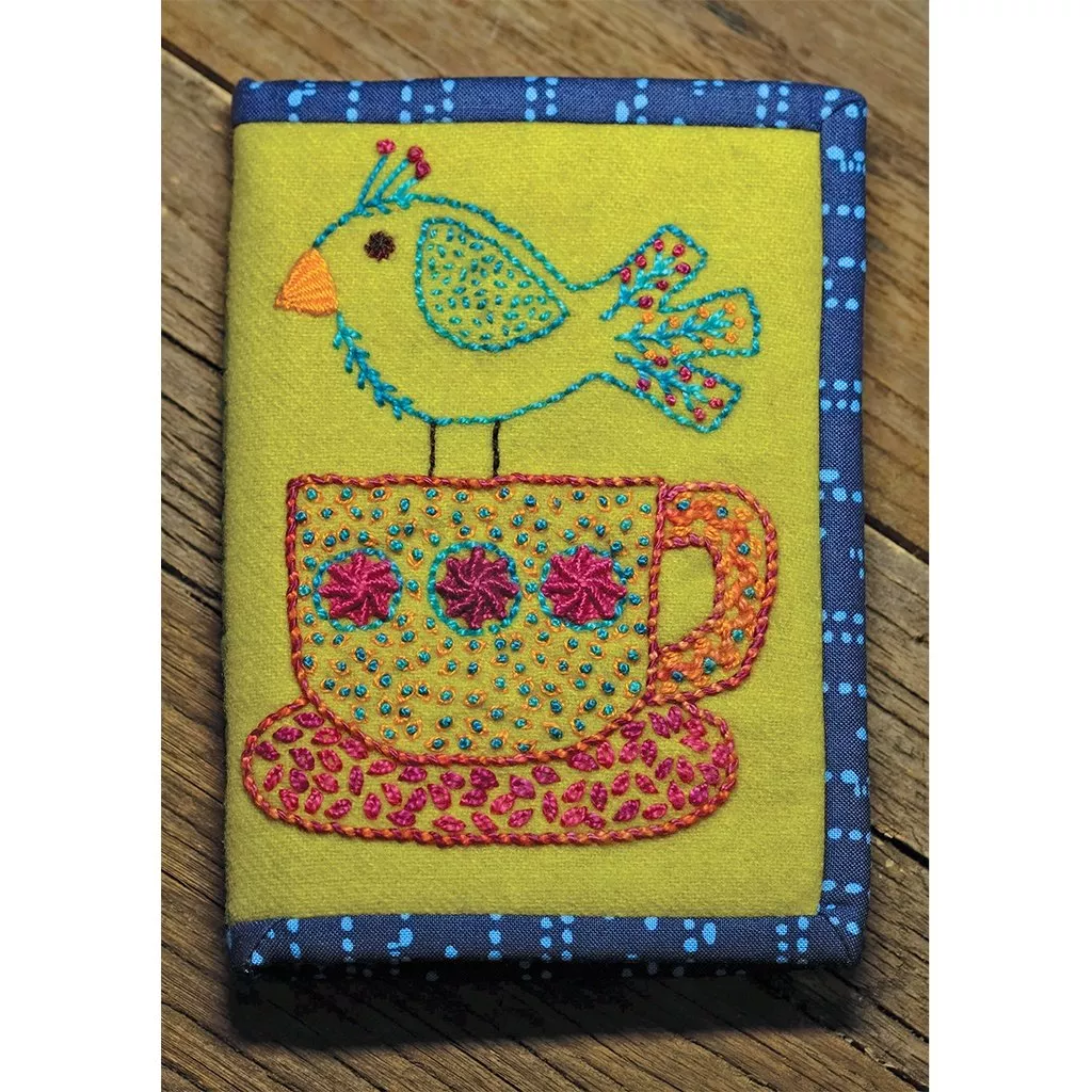 Tea Bird Needle Case Pattern(Sue Spargo)