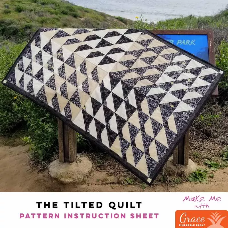 The Tilted Quilt - Grace Pineapple Pack Pattern