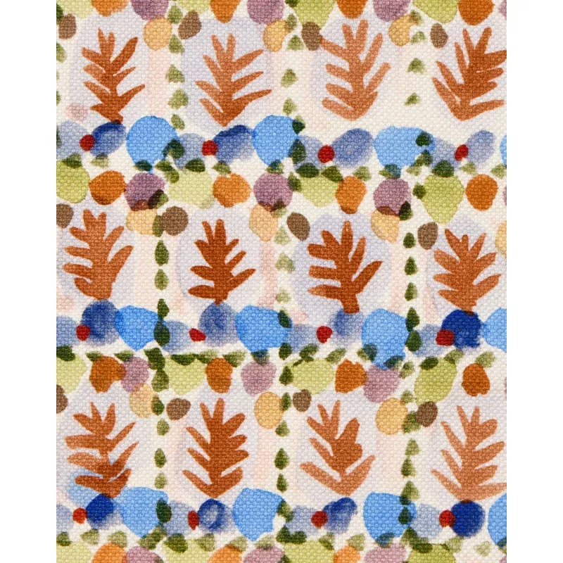 Tree Grove Fabric in Canyon/Blue
