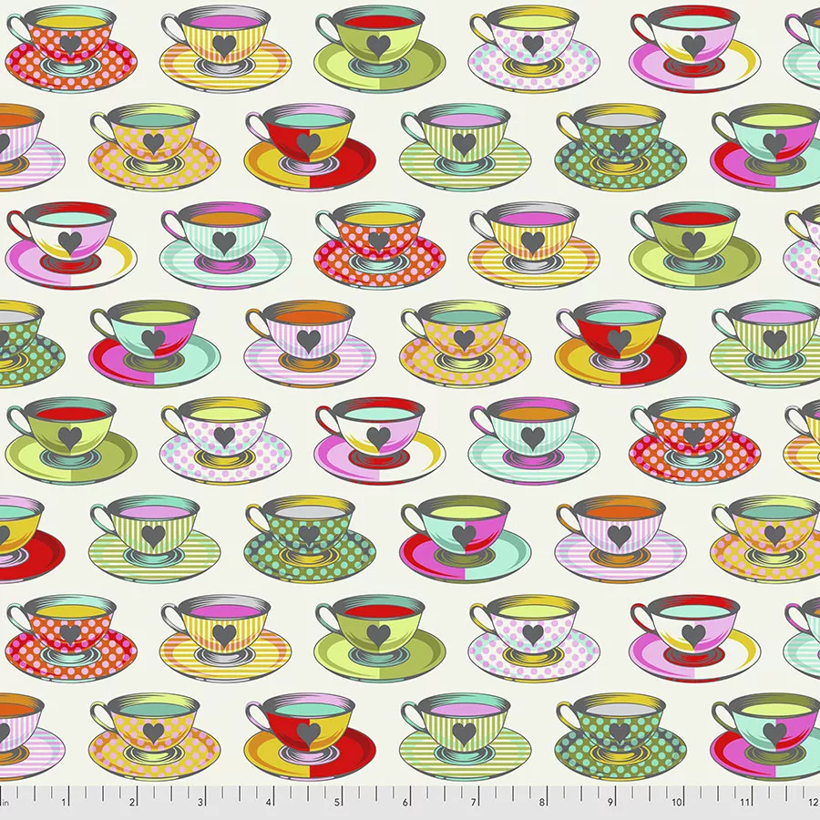 Tula Pink Curiouser &Curiouser Tea Time - Sugar