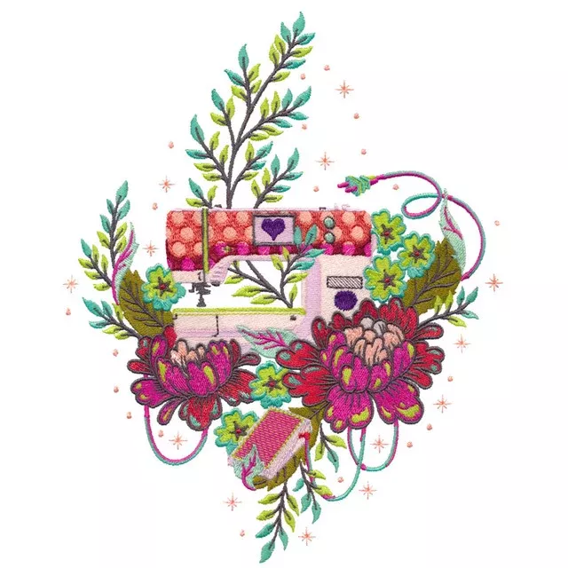 TULA PINK - HomeMade Embroidery Designs