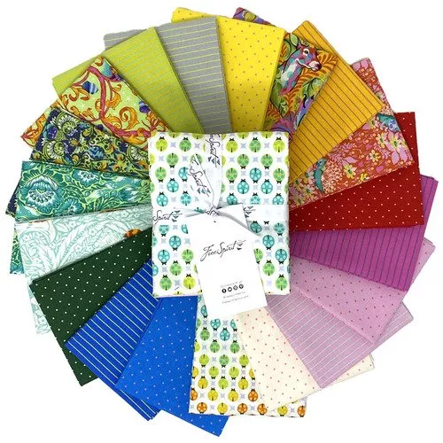 Tula Pink Tiny Beasts & Coordinates 19 Fat Quarter Bundle Glow