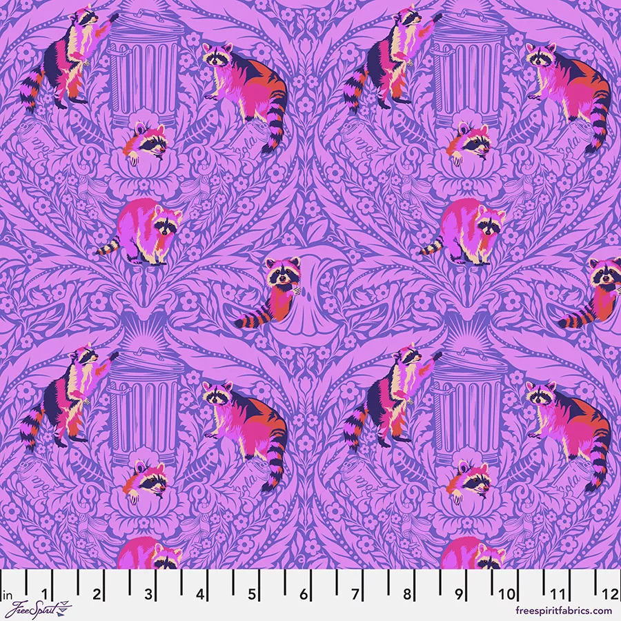 Tula Pink Tiny Beasts One Man's Trash Glimmer