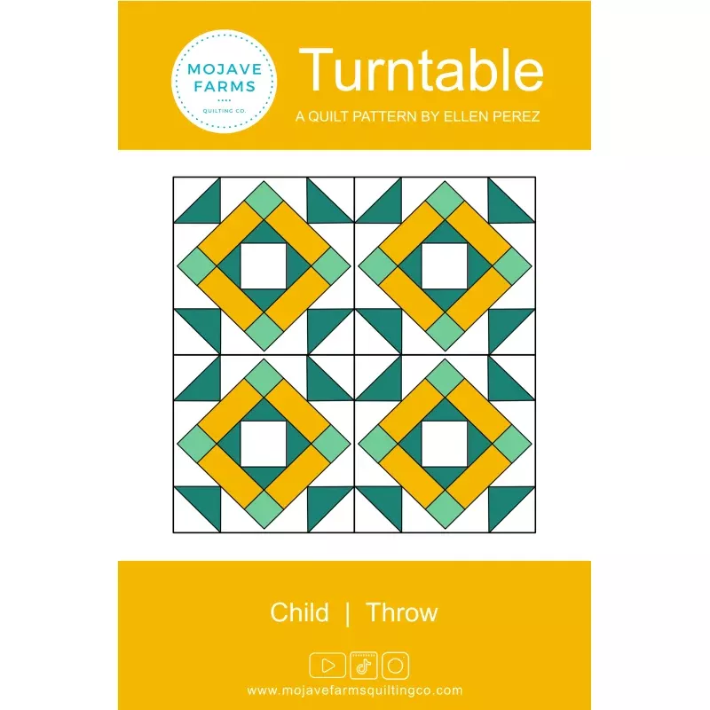 Turntable Quilt Pattern – Paper