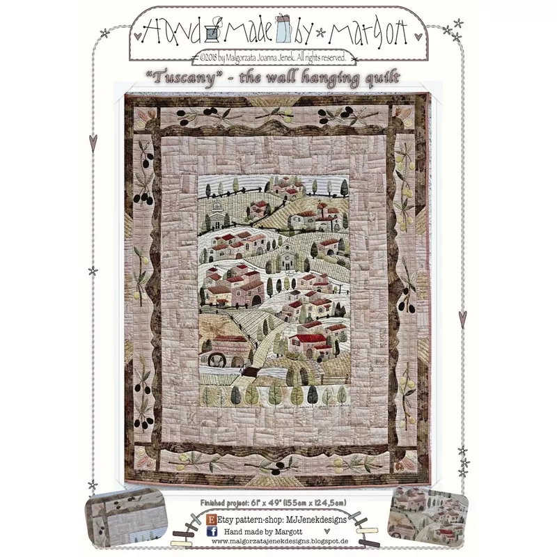 Tuscany Wall Hanging Quilt Pattern