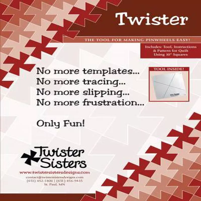 Twister Ruler for Layer Cakes